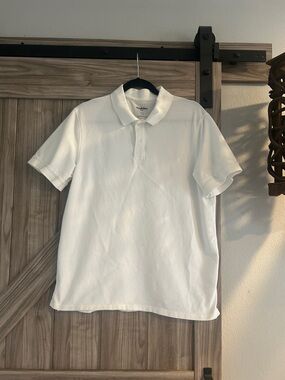 Goodfellow & Co Men's Classic White Polo‎ Size L